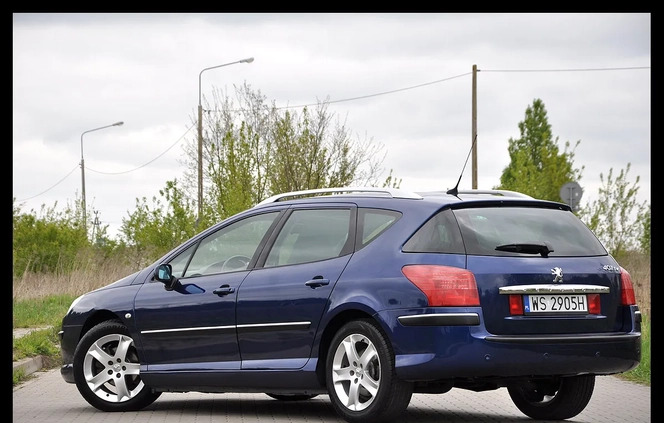 Peugeot 407 cena 15999 przebieg: 217000, rok produkcji 2008 z Siedlce małe 562